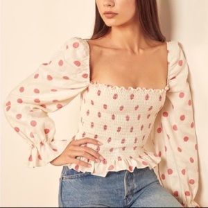 Reformation Tangerine Top